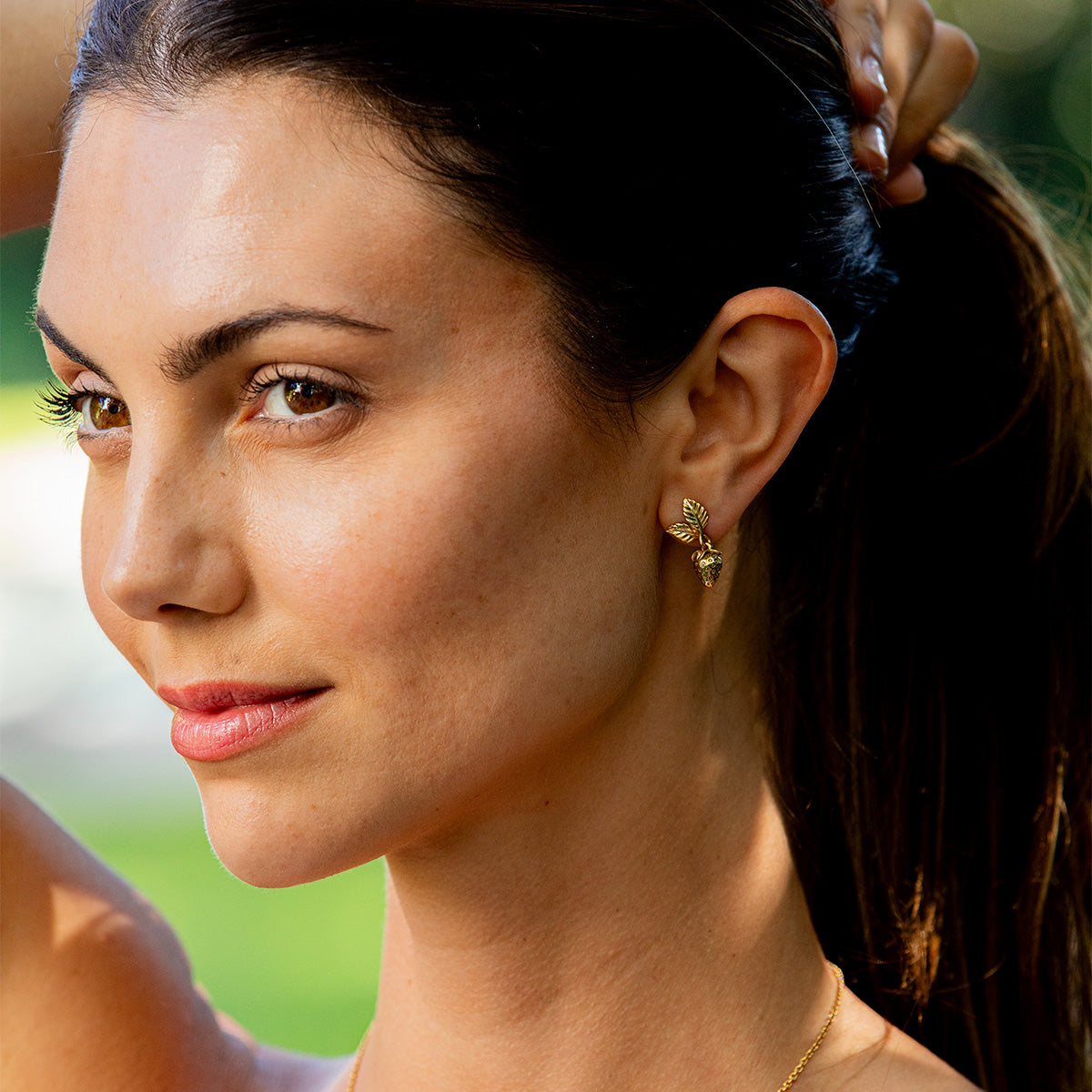 Meadow Walk Drop Earrings - Gold - Image 4