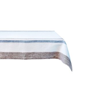 Danish Stripe 52 Table Square - Taupe