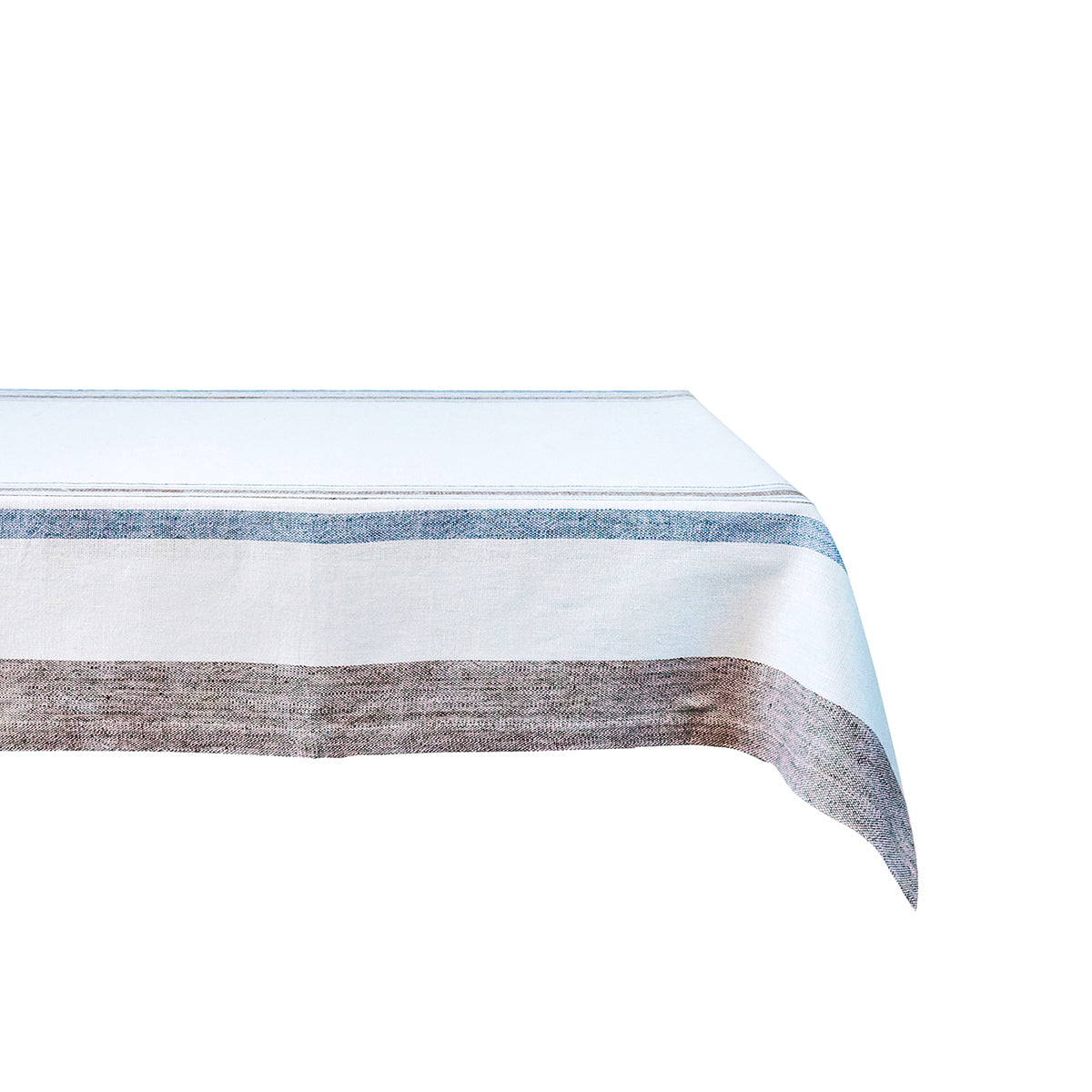 Danish Stripe 52 Table Square - Taupe