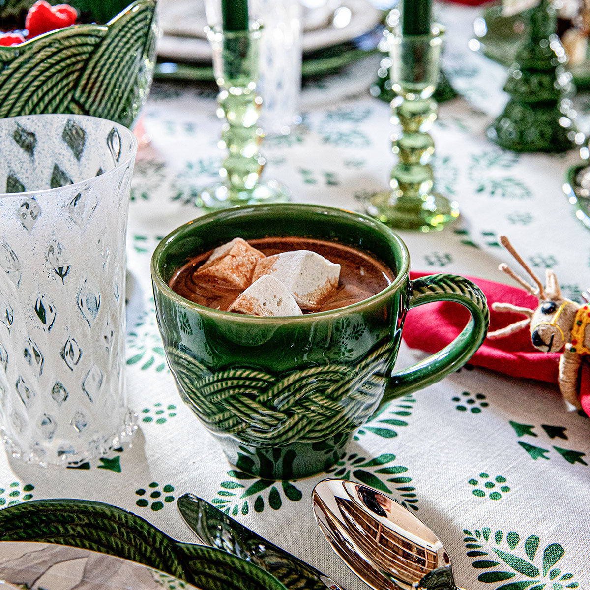 Le Panier Mystic Knot Mug - Basil - Image 4