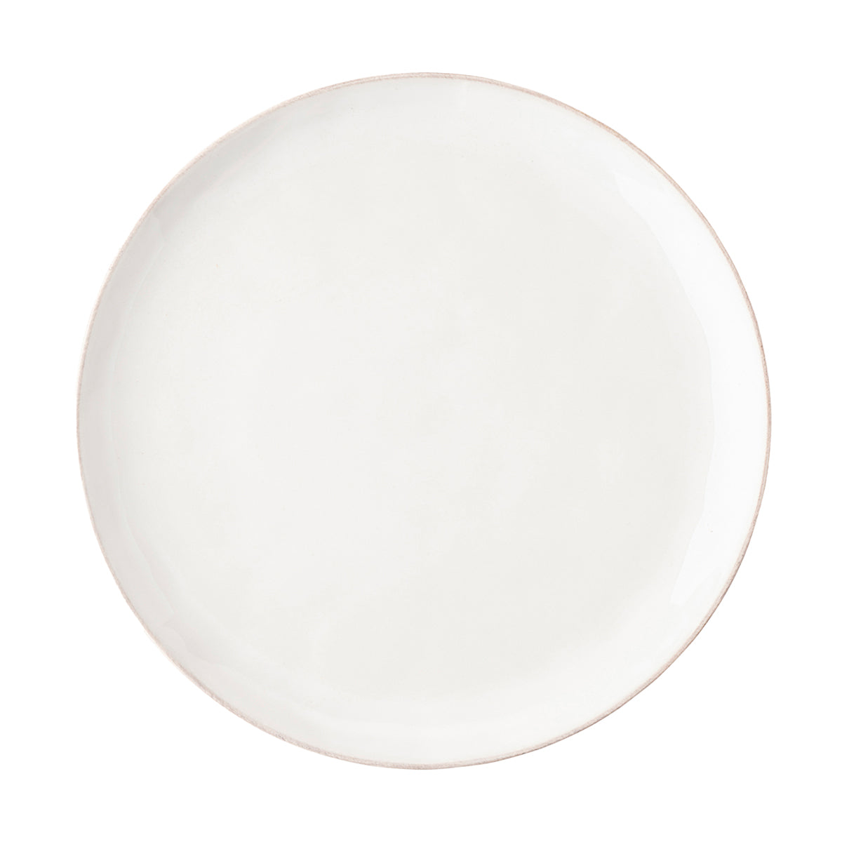 Puro Coupe Dinner Plate - Whitewash