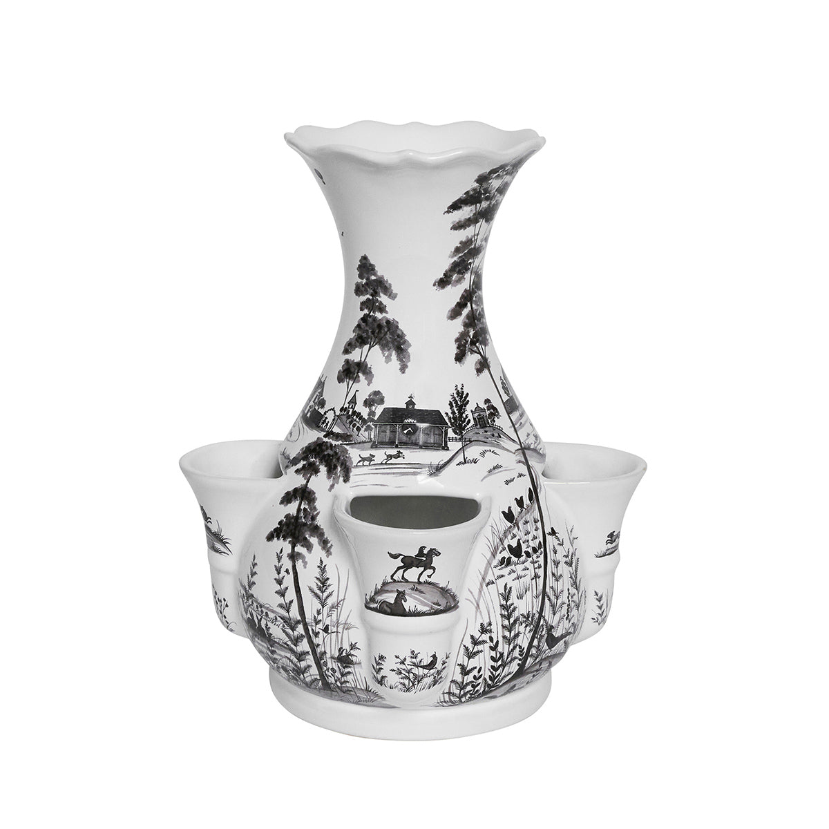 Country Estate 11.5 Tulipiere Vase - Flint Grey - Image 4