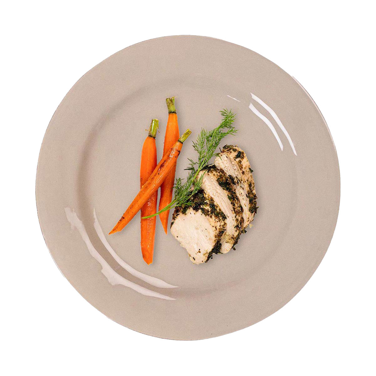 Puro Dinner Plate - Taupe - Image 2