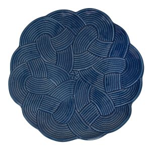 Le Panier Mystic Knot Charger/Platter - Denim