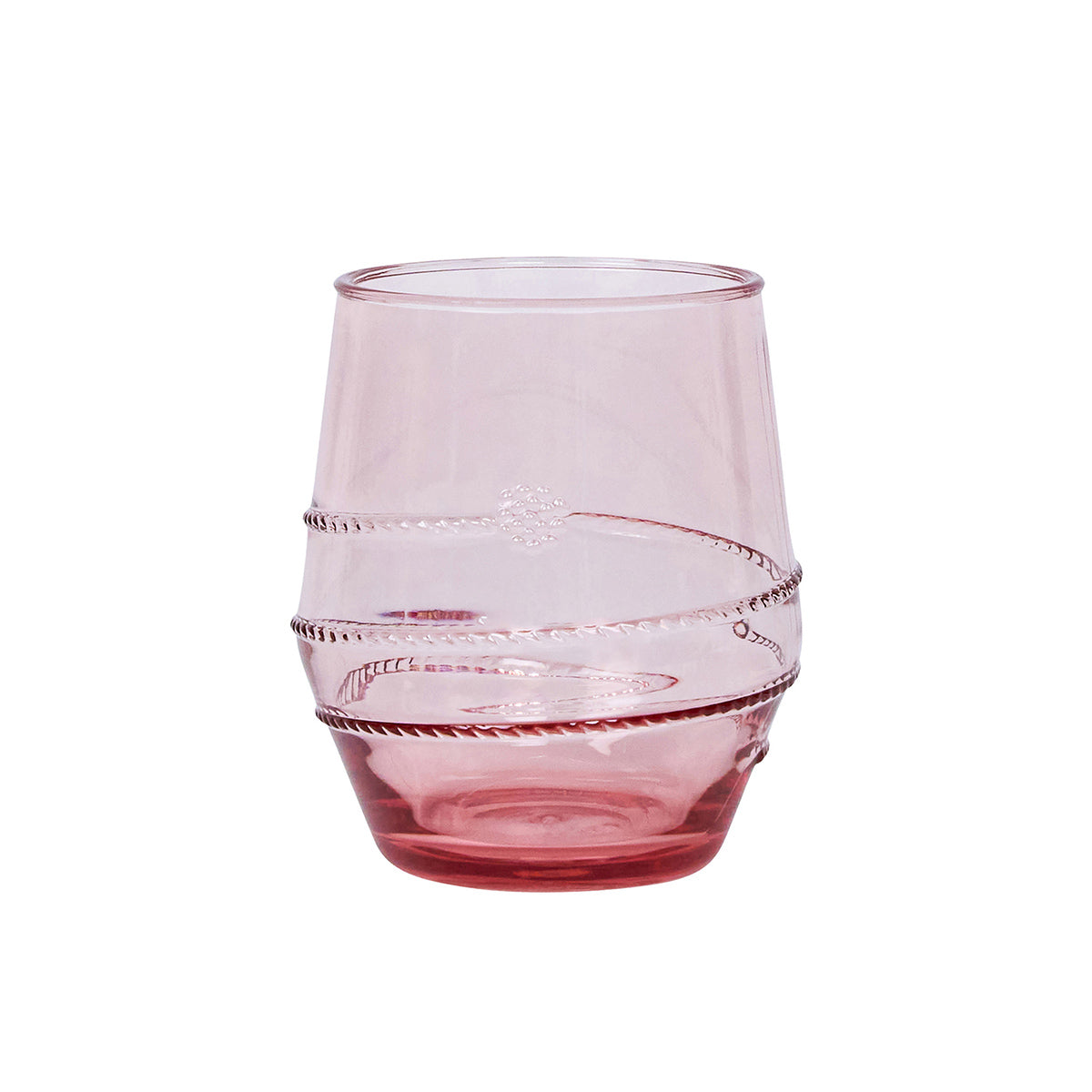 Amalia Acrylic Small Tumbler Set/4 - Coral - Image 3