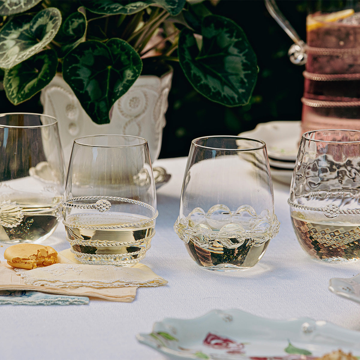 Heritage Stemless Wine Glass Assorted Set/4 - Image 4