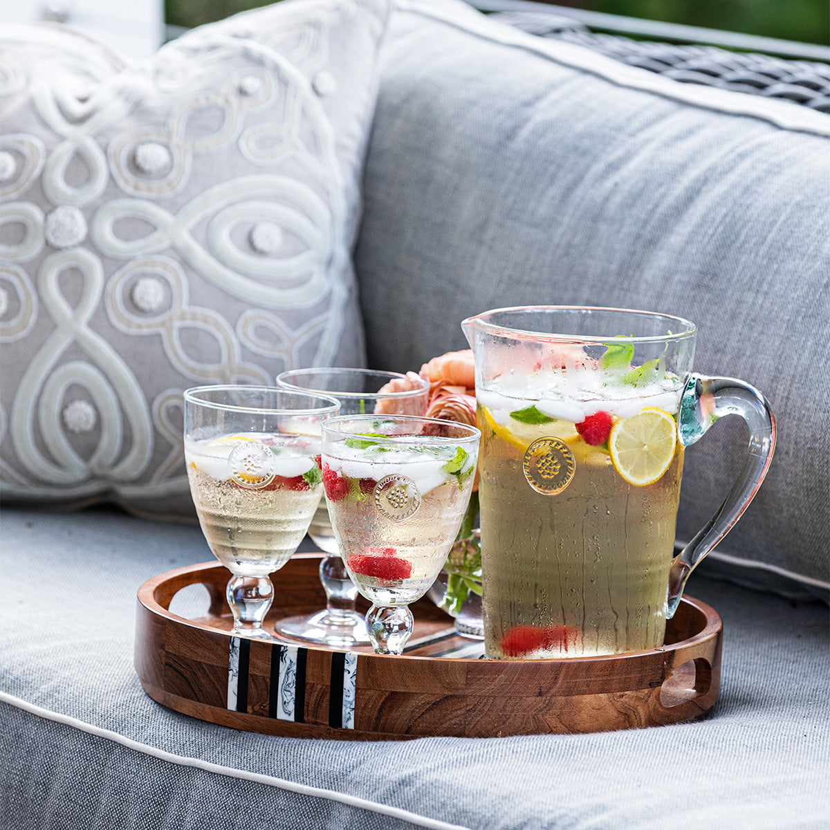 Berry & Thread Glass Pitcher - Image 4