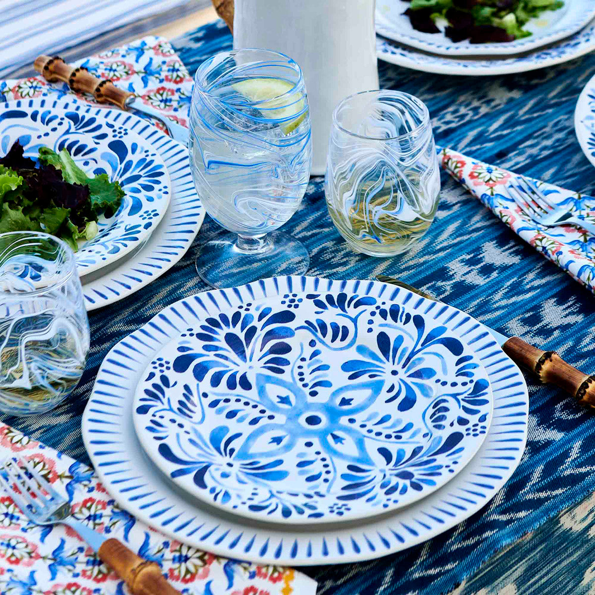 Iberian Dessert/Salad Plate - Indigo - Image 4