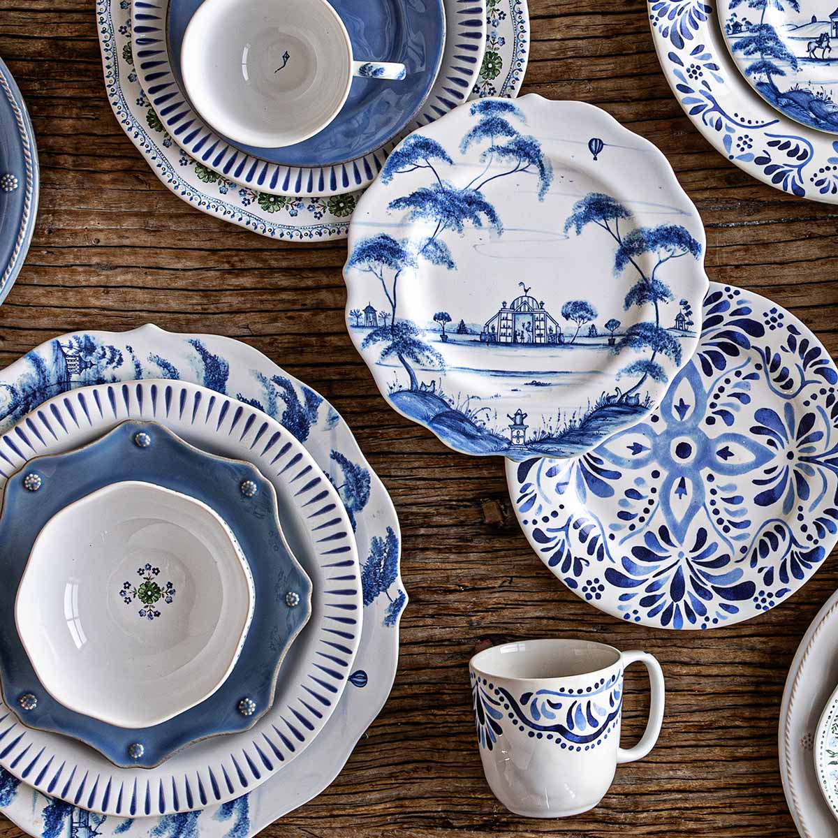 Iberian Dessert/Salad Plate - Indigo - Image 5