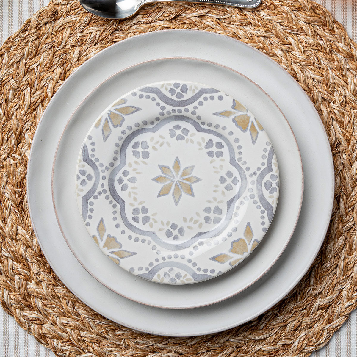Iberian Side/Cocktail Plate - Sand - Image 3