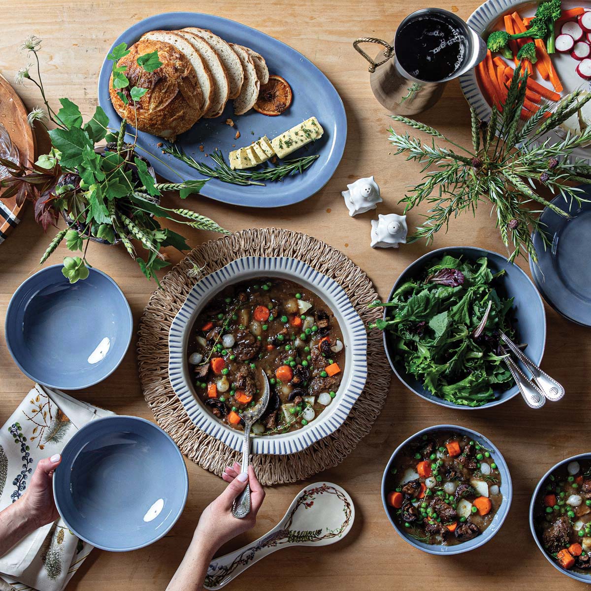Puro 10 Serving Bowl - Chambray - Image 3