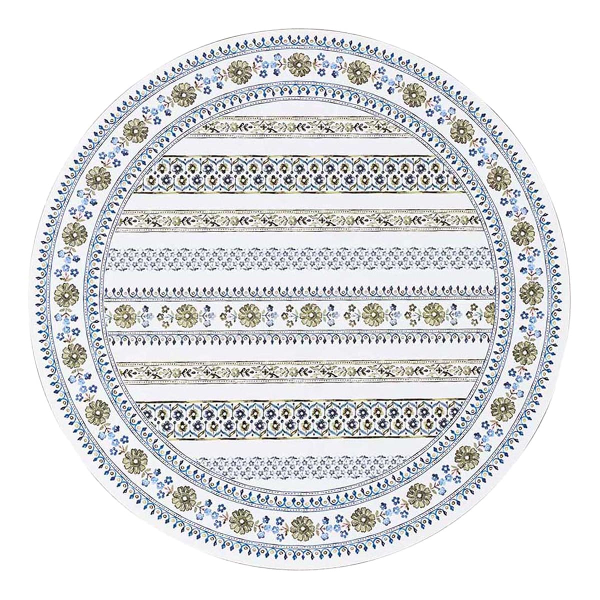 Seville Stripe Placemat Set/4 - Green - Image 2
