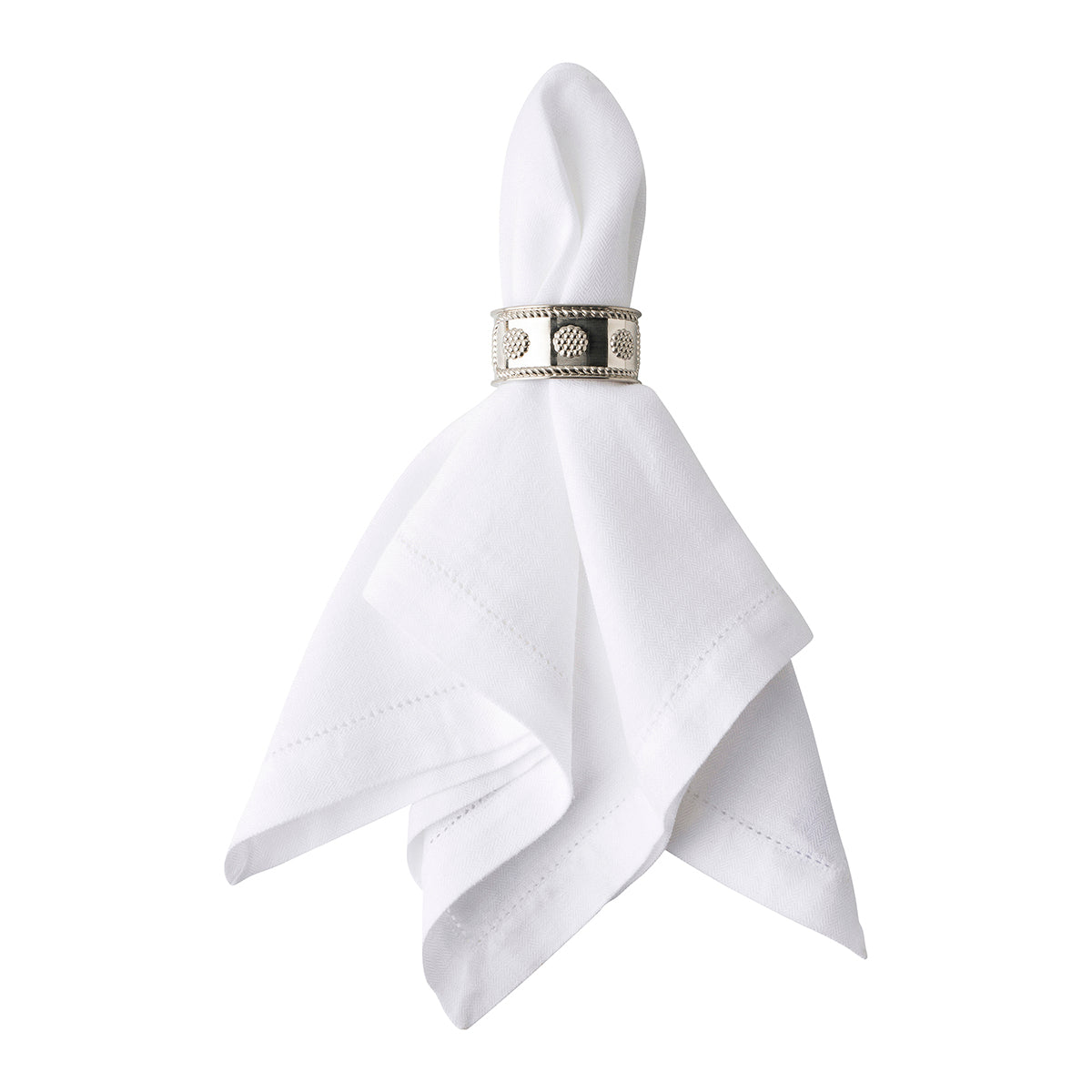 Berry & Thread Napkin Ring - Silver - Image 2