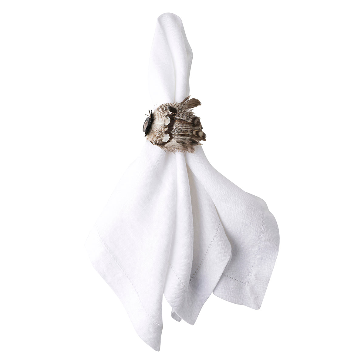 Feather Napkin Ring - Espresso - Image 2