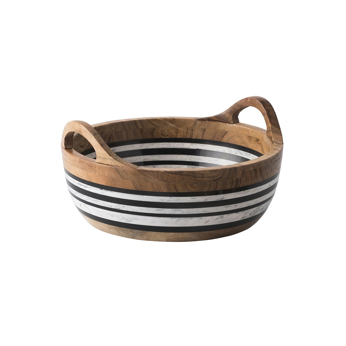 Stonewood Stripe 11 Round Handled Bowl