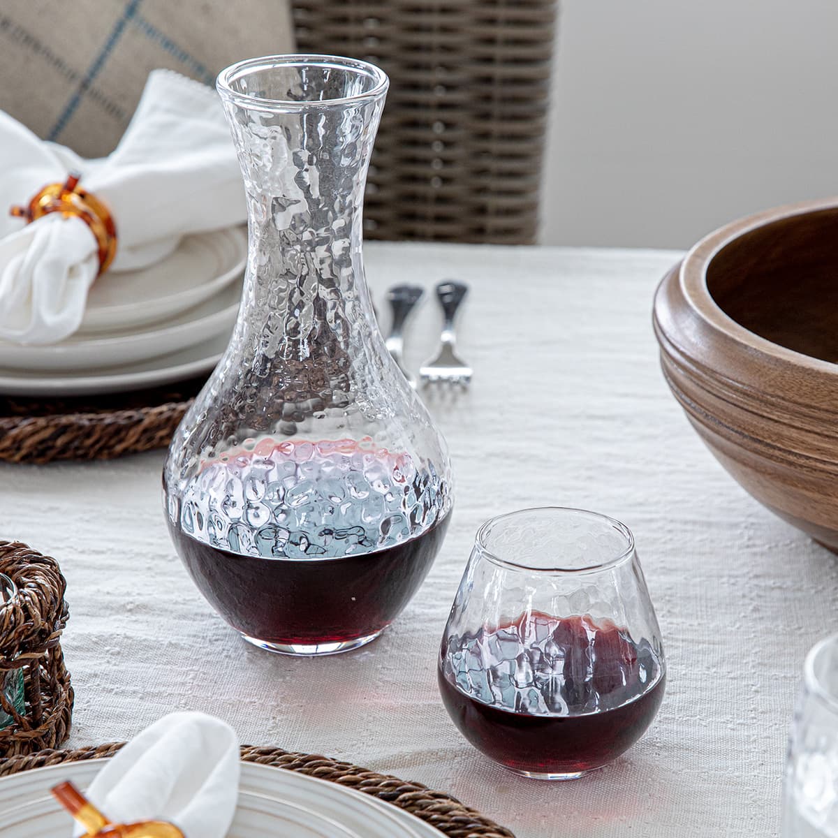 Puro Stemless Red Wine Glass - Image 5