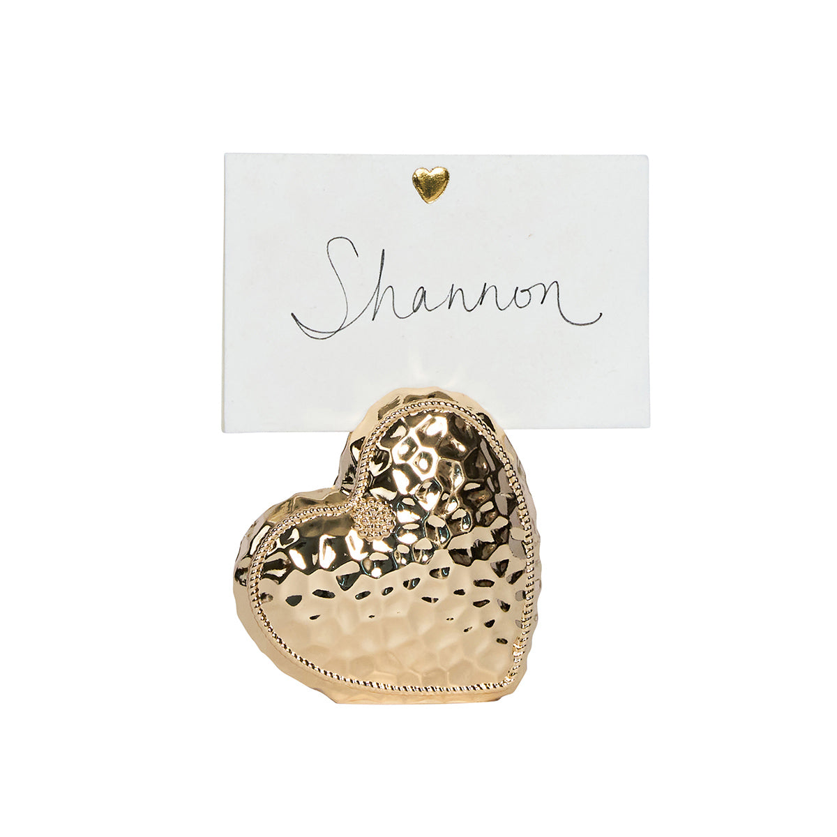 L'Amour Toujours Place Card Set/12 - Gold - Image 2