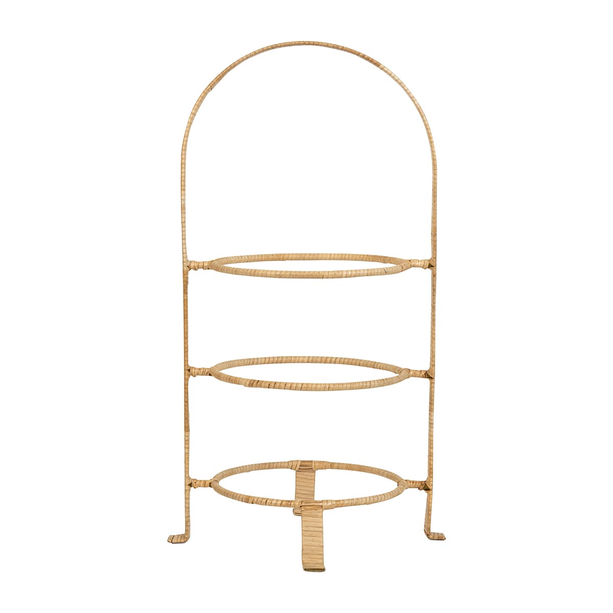 Provence Rattan Triple Tiered Server - Whitewash - Image 10