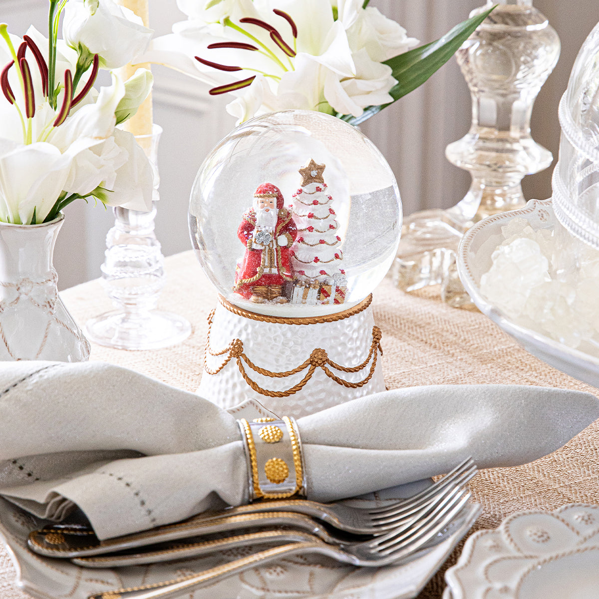 Berry & Thread Napkin Ring - Silver/Gold - Image 3