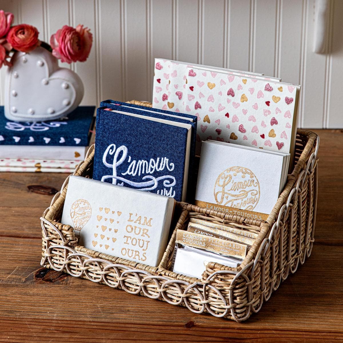 L'Amour Toujours Note Card Assorted Set/6 - Gold - Image 5