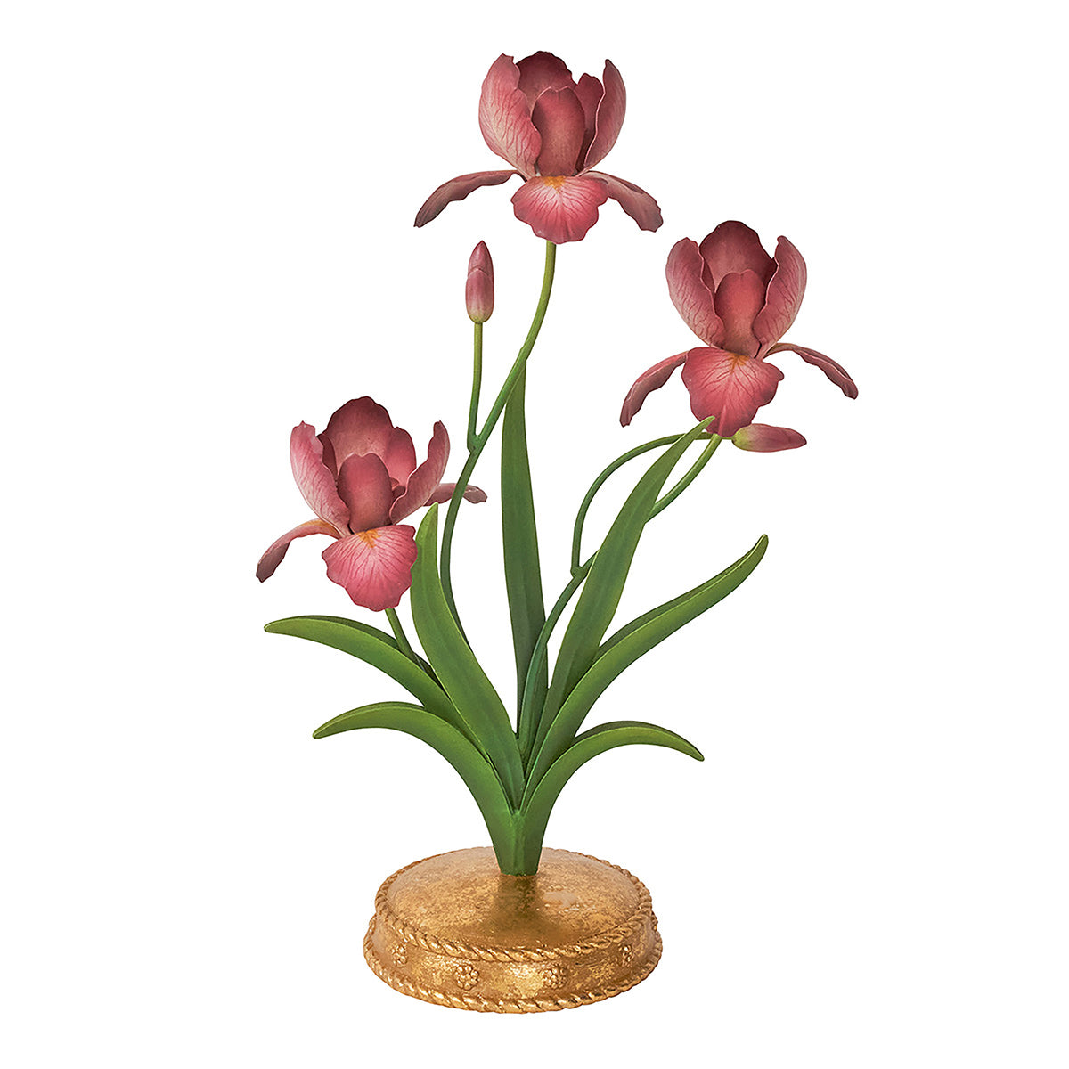 Meadow Walk Iris 14 Centerpiece Candelabra - Pink