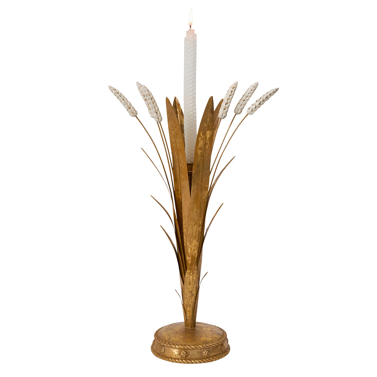 Forest Walk Wheat 17 Candlestick - Gold - Image 2
