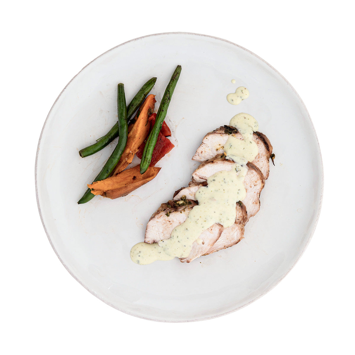 Puro Coupe Dinner Plate - Whitewash - Image 2