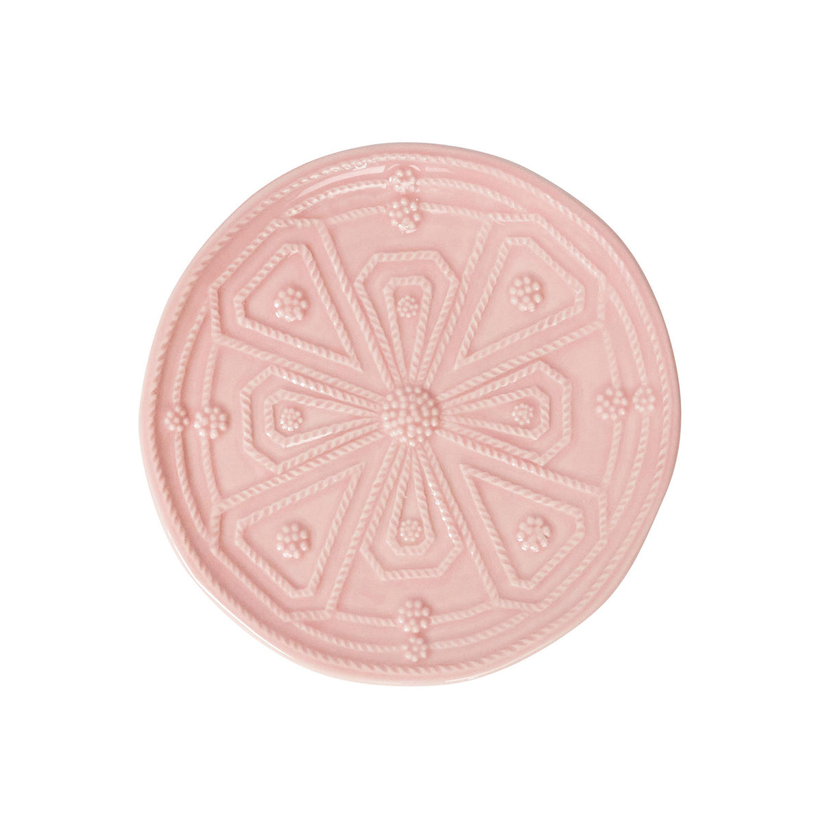 Jardins du Monde Side/Cocktail Plate Assorted Set/4 - Blush - Image 8