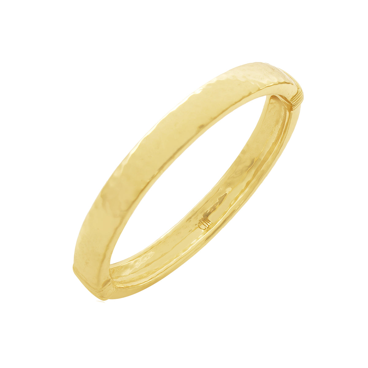 Cleopatra Oval Hinged Bangle - Image 4