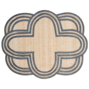 Scallop Stripe Placemat - Chambray