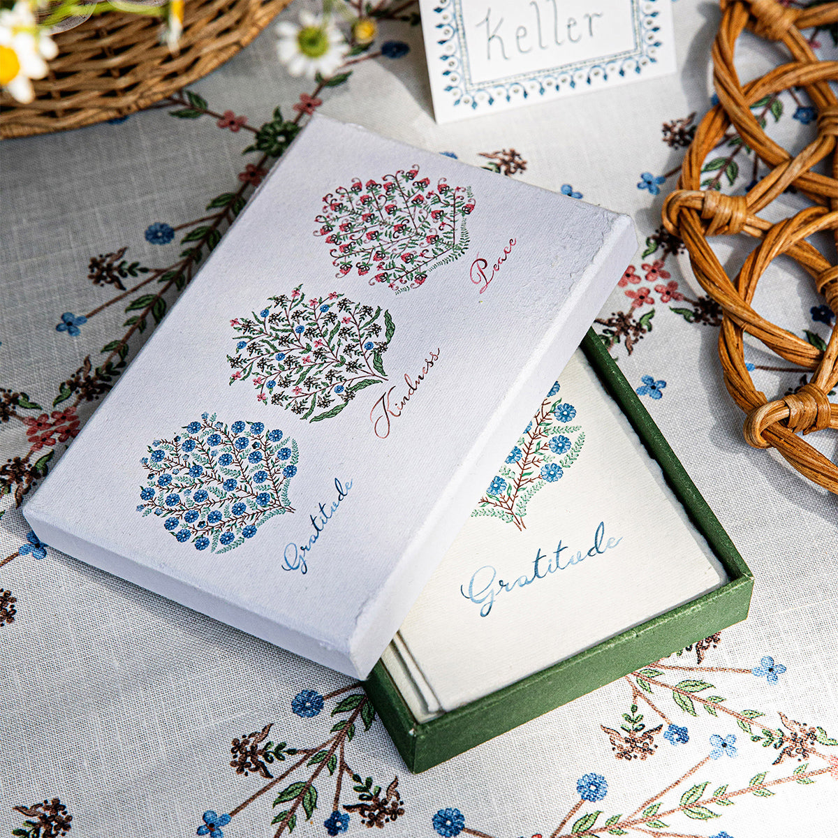 Villa Seville Note Card Assorted Set/6 - Chambray - Image 5
