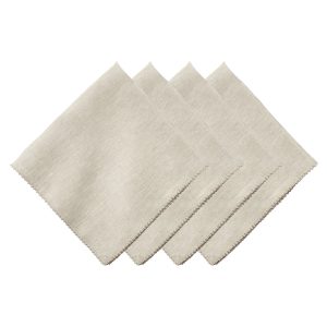 Berry Scallop Napkin Set/4 - Natural