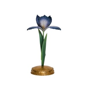 Meadow Walk Iris 9 Candlestick - Chambray