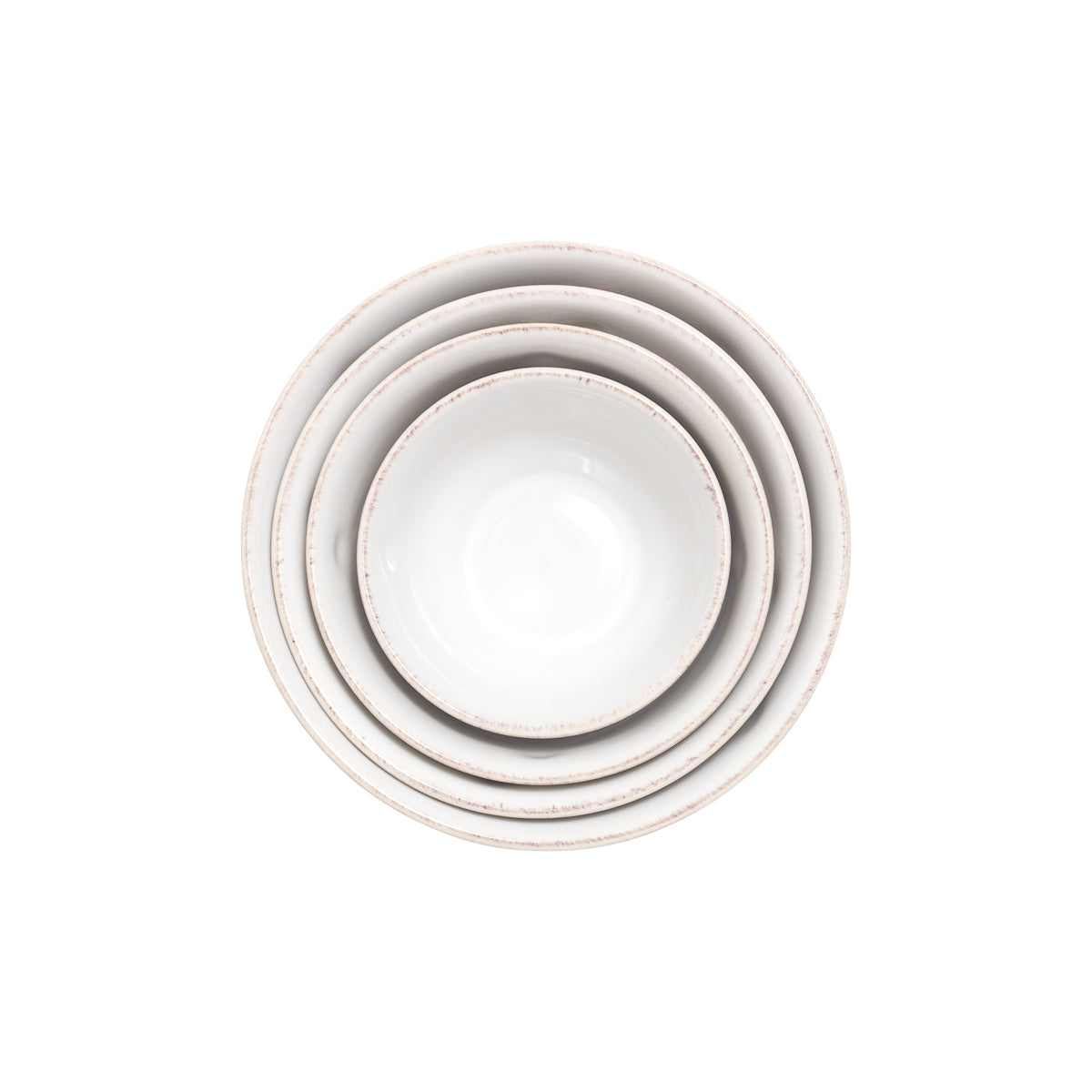 Berry & Thread Nesting Prep Bowl Set/4pc - Whitewash - Image 3