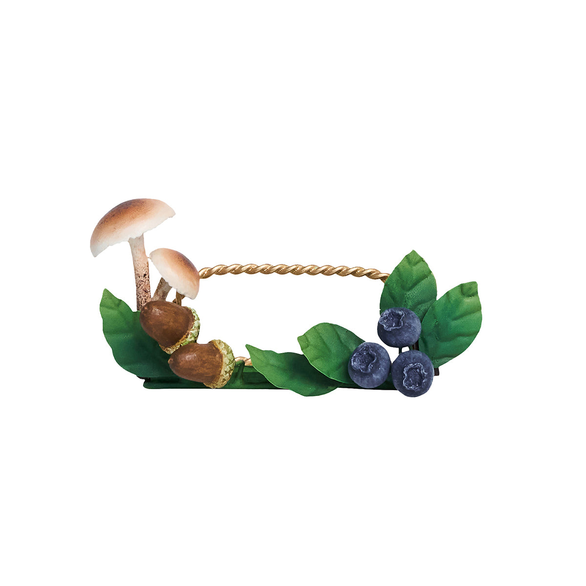 Forest Walk Mushroom & Acorn Place Card Holder Set/4 - Multi - Image 3