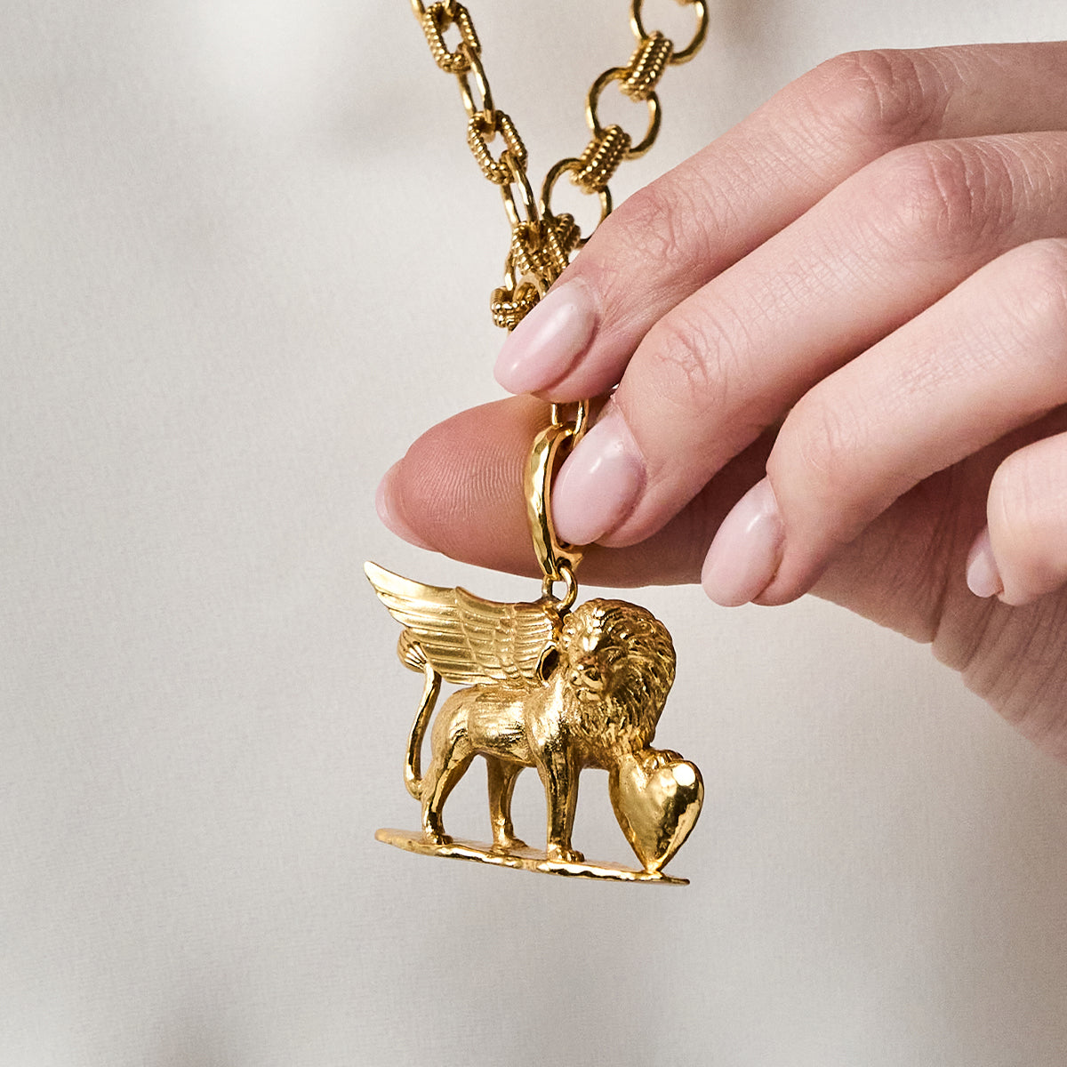 Lionheart Charm/Pendant - Gold - Image 2