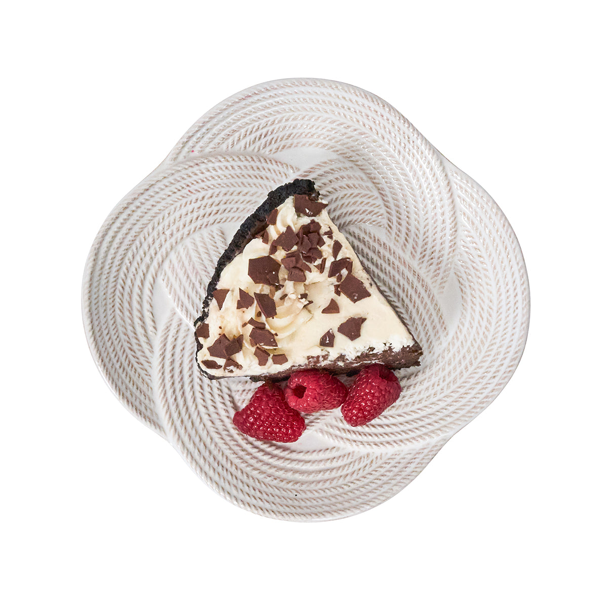 Le Panier Mystic Knot Dessert/Salad Plate - Whitewash - Image 2