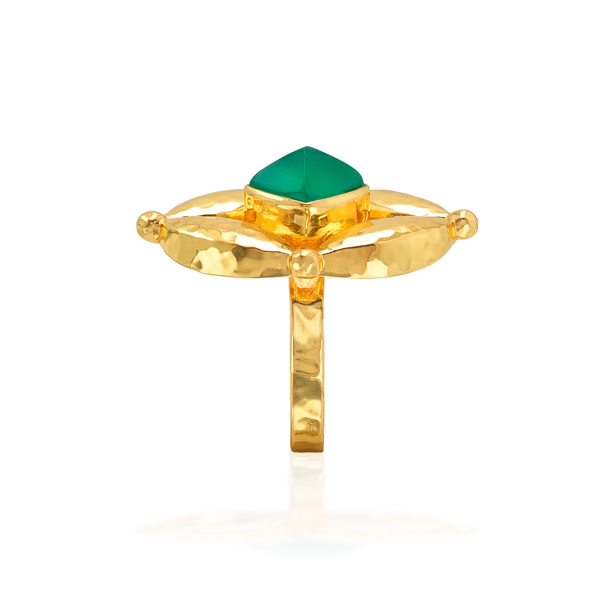 Mystic Eye Ring- Green Onyx - Image 4
