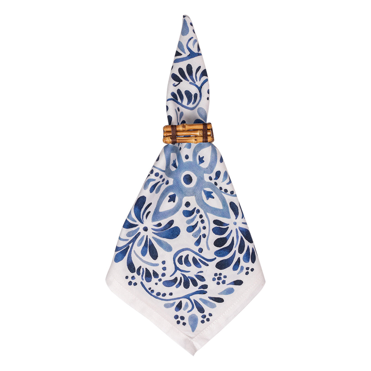 Iberian Napkin Set/4 - Indigo - Image 2
