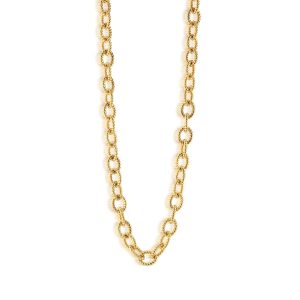 Victoria Small Chain Necklace. 32 - Gold