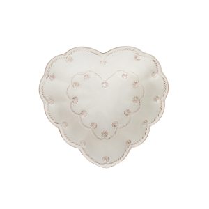 Berry & Thread 6.5 Heart Bowl - Whitewash