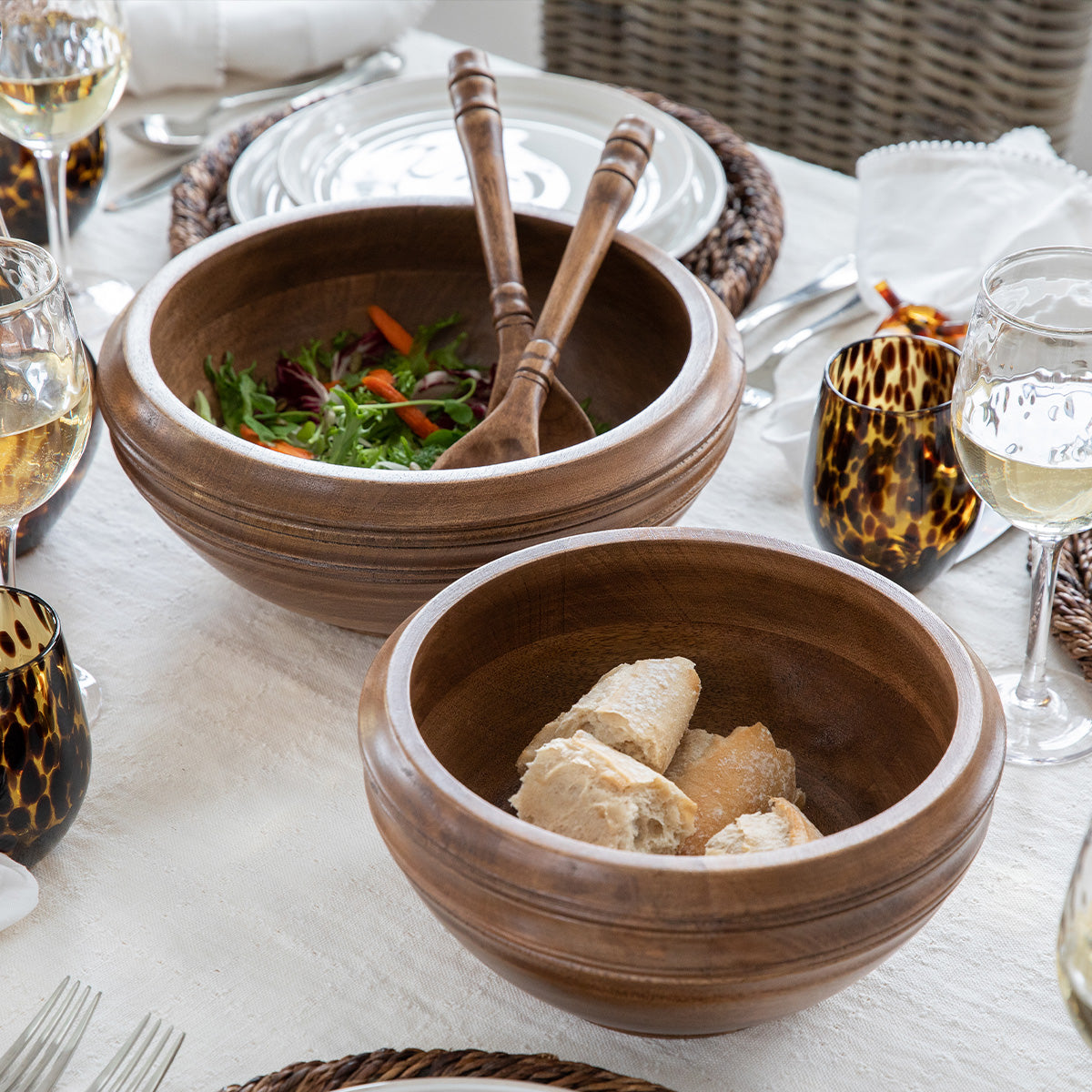 Bilbao Wood Salad Server Set/2pc - Image 3