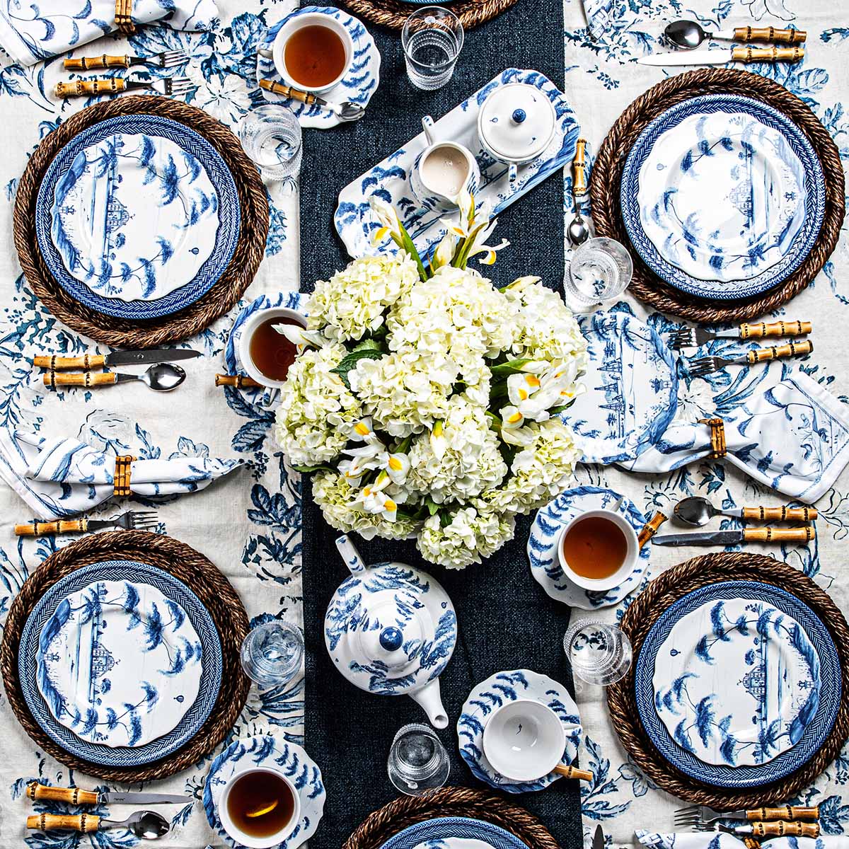 Country Estate Cereal/Ice Cream Bowl - Delft Blue - Image 5