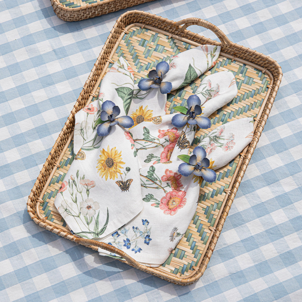 Villa Seville 18 Tray - Chambray - Image 4