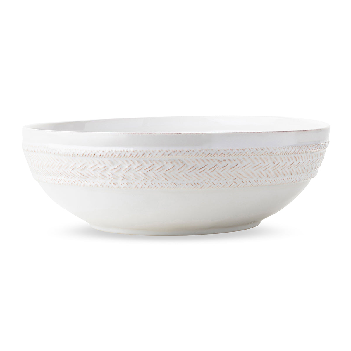Le Panier 12 Serving Bowl - Whitewash