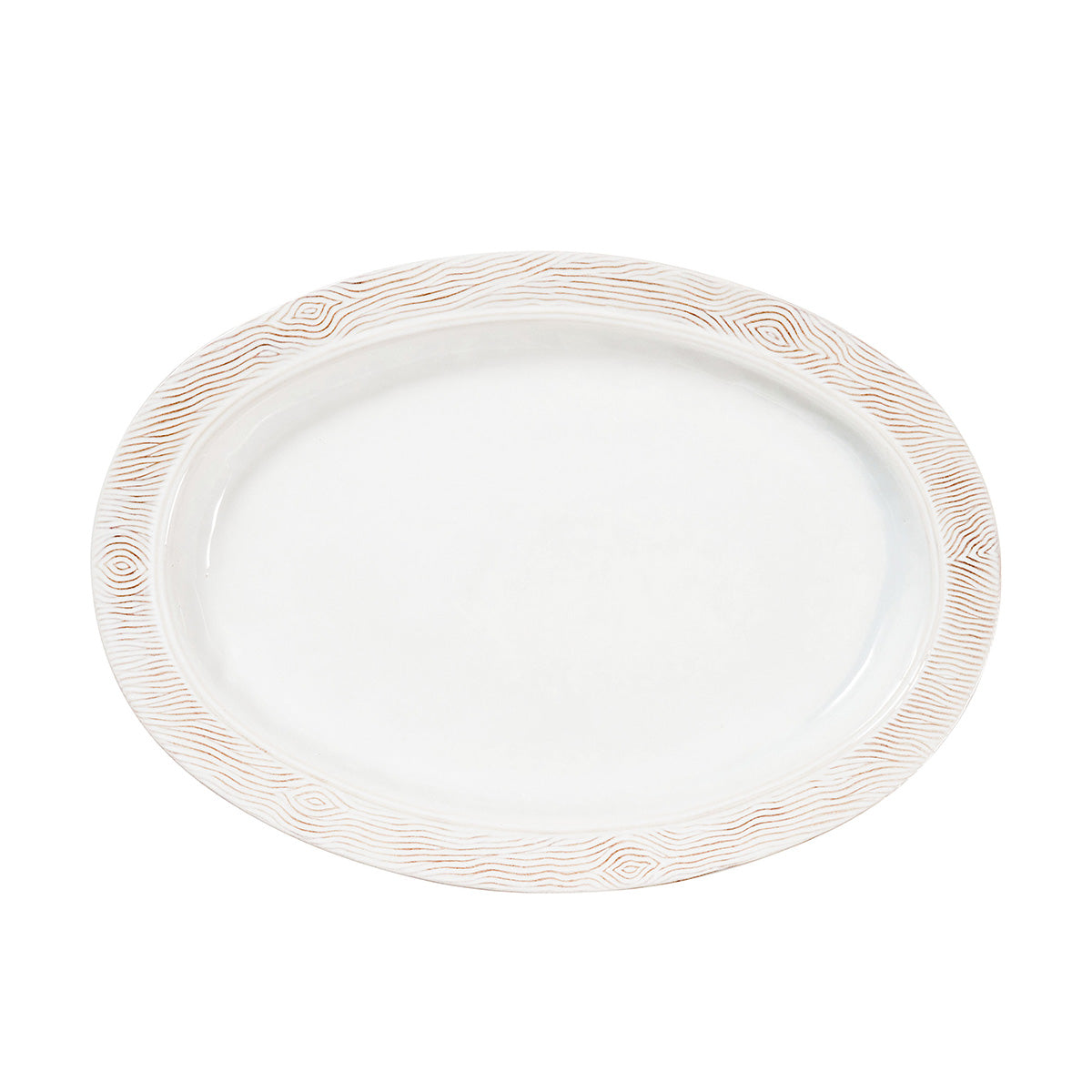 Blenheim Oak 18 Platter - Whitewash