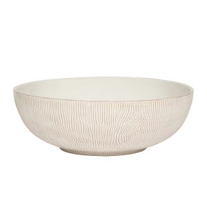 Blenheim Oak 12 Serving Bowl - Whitewash