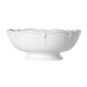 Berry & Thread 11 Footed Fruit Bowl - Whitewash