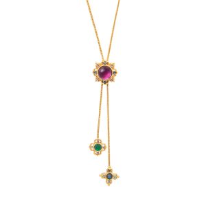 Contessa Bolero Necklace. 24 - Multi