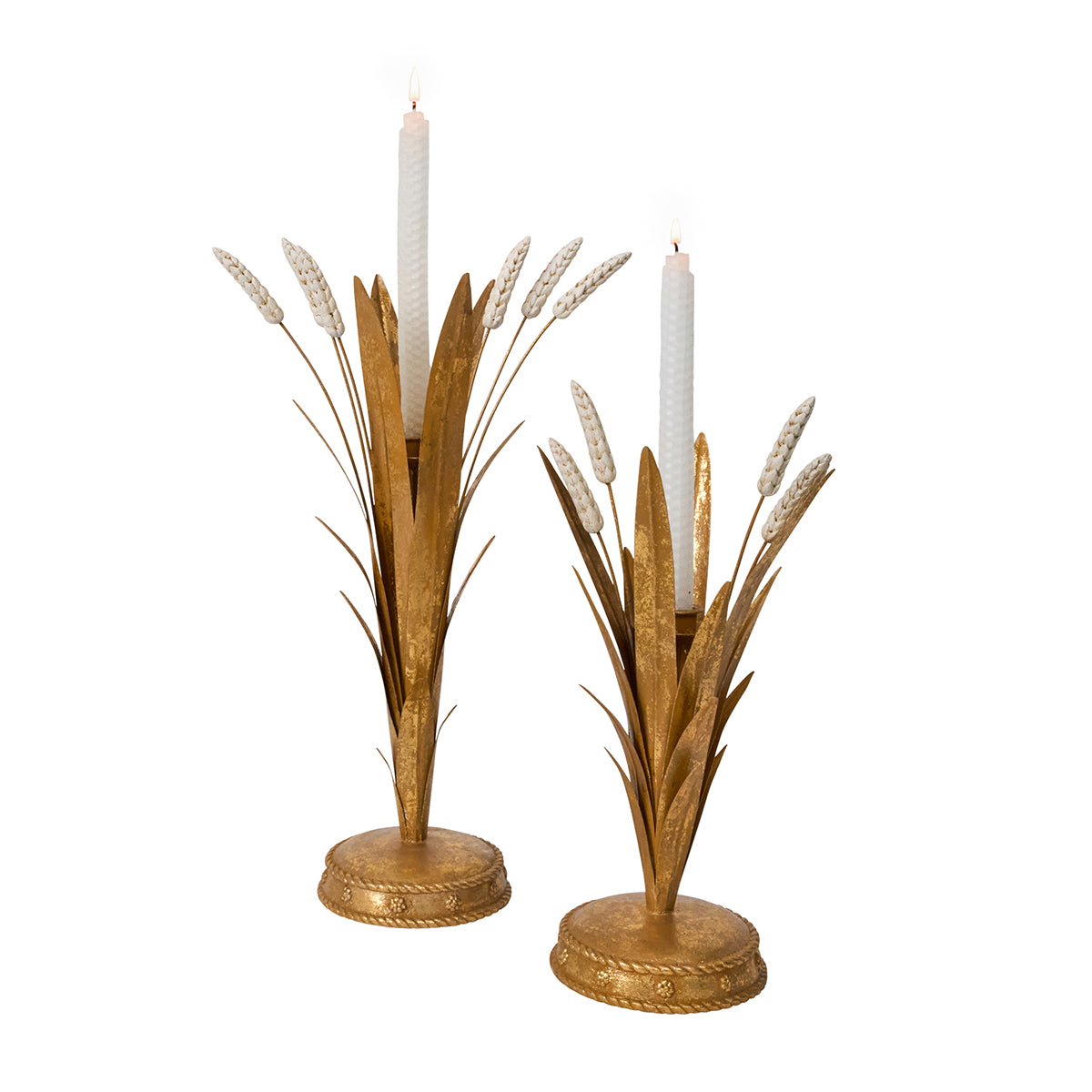 Forest Walk Wheat 13 Candlestick - Gold - Image 3